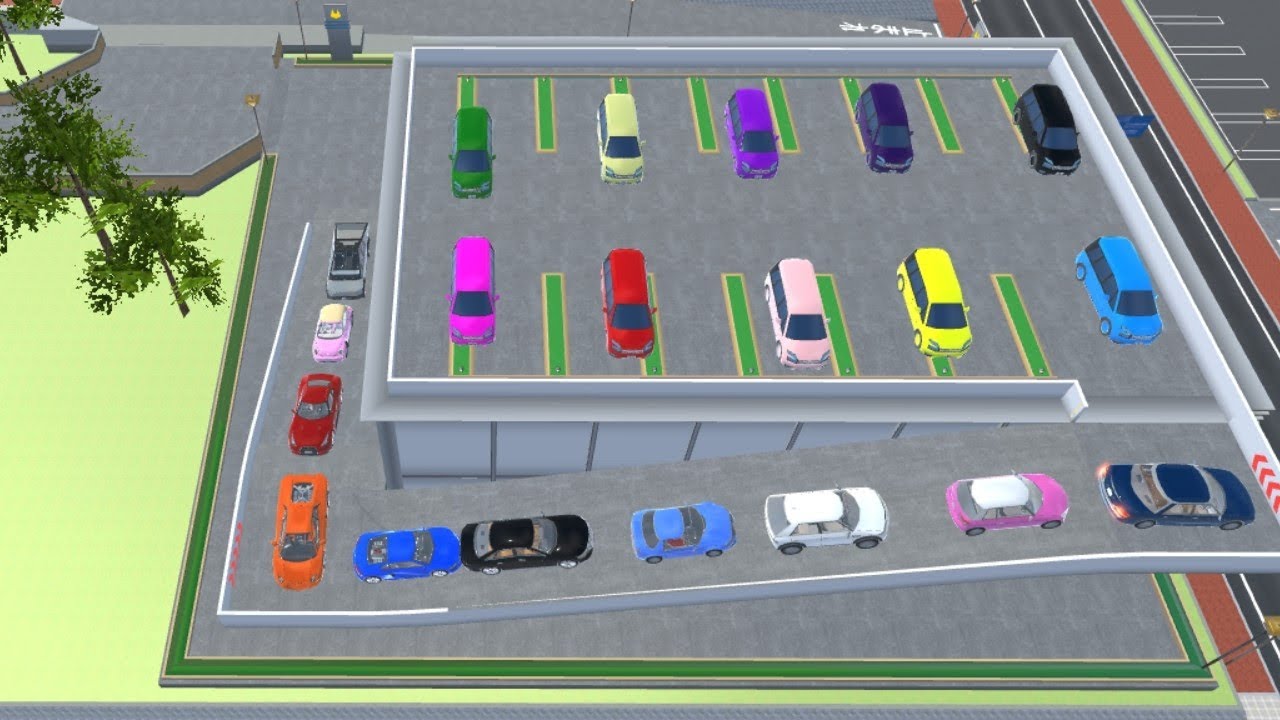 ALL RAINBOW COLORS CAR'S COLLECTION AT SAKURA MOTORS✅✅ || SAKURA SCHOOL SIMULATOR ✅✅|| SAKURA SCHOOL