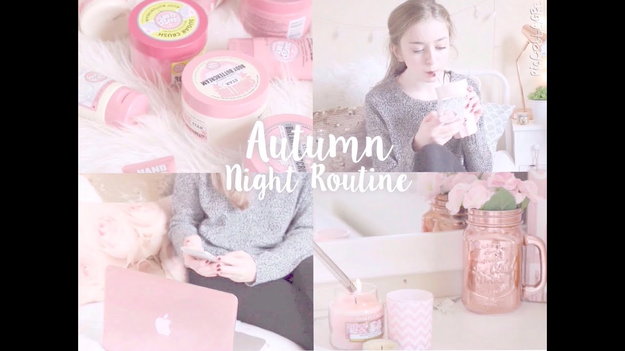Autumn/Fall Night Routine & 100k HUGE GIVEAWAY! | Floral Princess