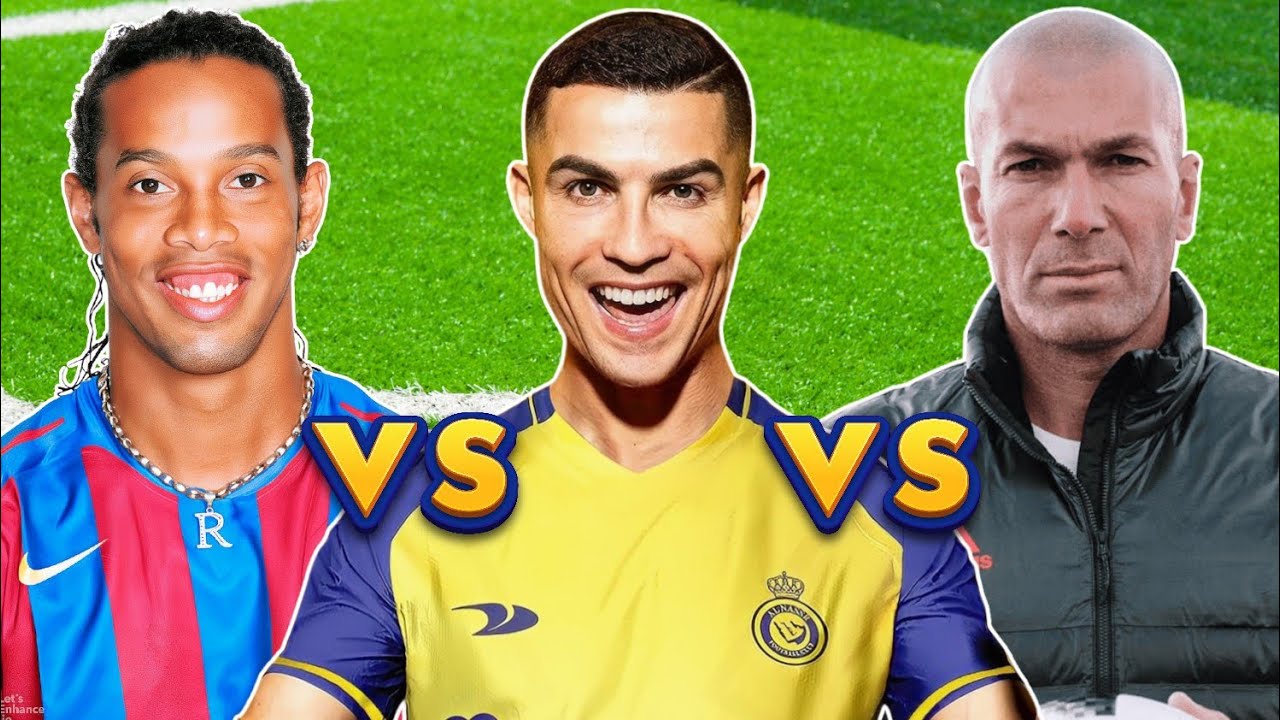 Ronaldinho vs Ronaldo vs Zidane | Icon Brazil vs GOAT vs Icon France