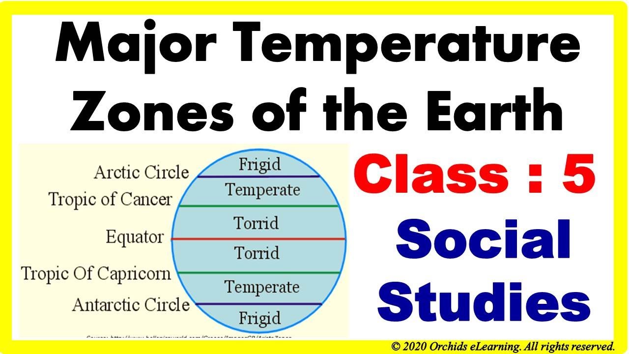 Major Temperature Zones Of The Earth | Class - 5 | Social Studies | CBSE/NCERT| Heat Zones of Earth