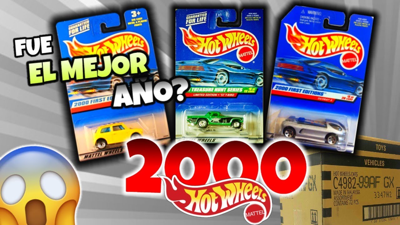 ¿FUE EL 2000 EL MEJOR AÑO PARA HOT WHEELS? MIRA LAS PRIMERAS PIEZAS QUE LO CONSOLIDARON AL MAXIMO!!