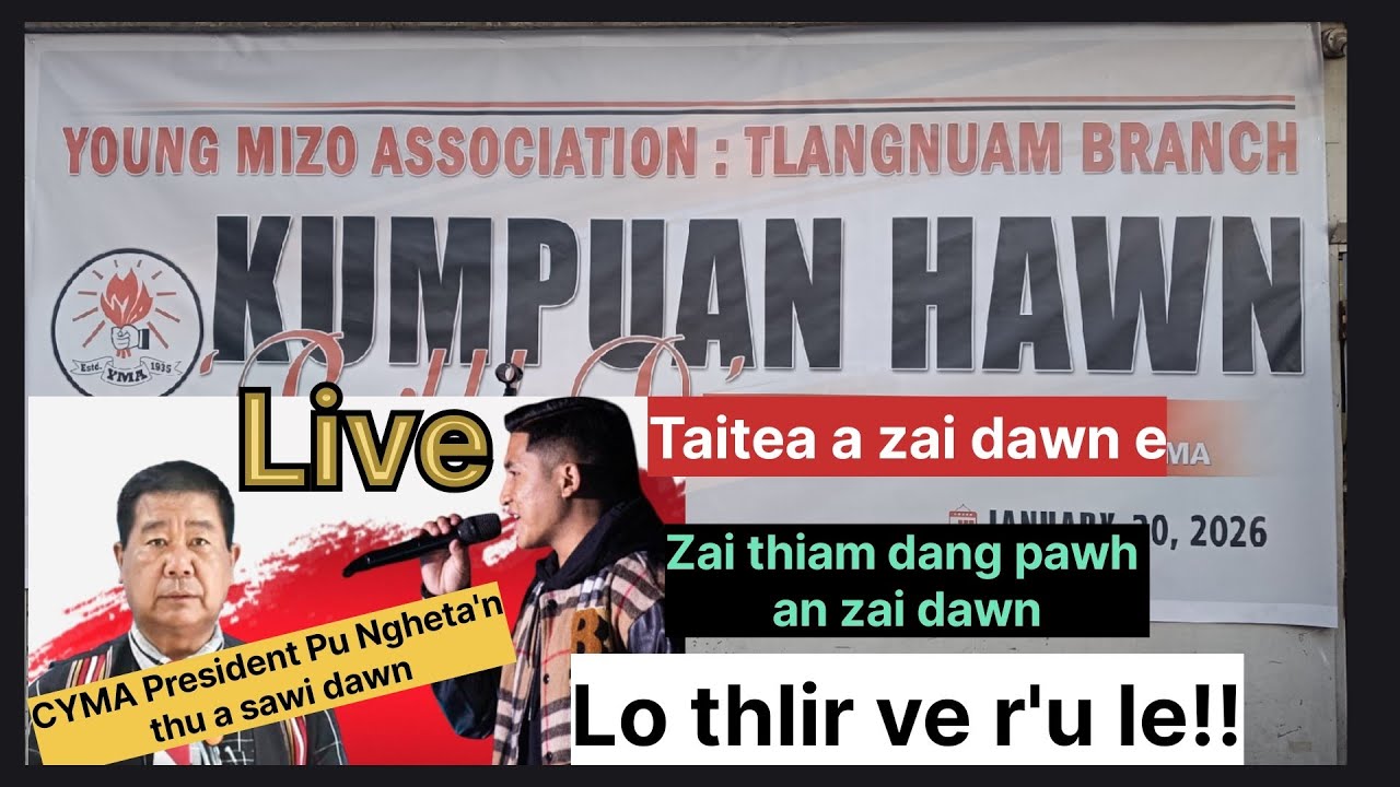 Tlangnuam Branch YMA Kumpuan hawnna Live
