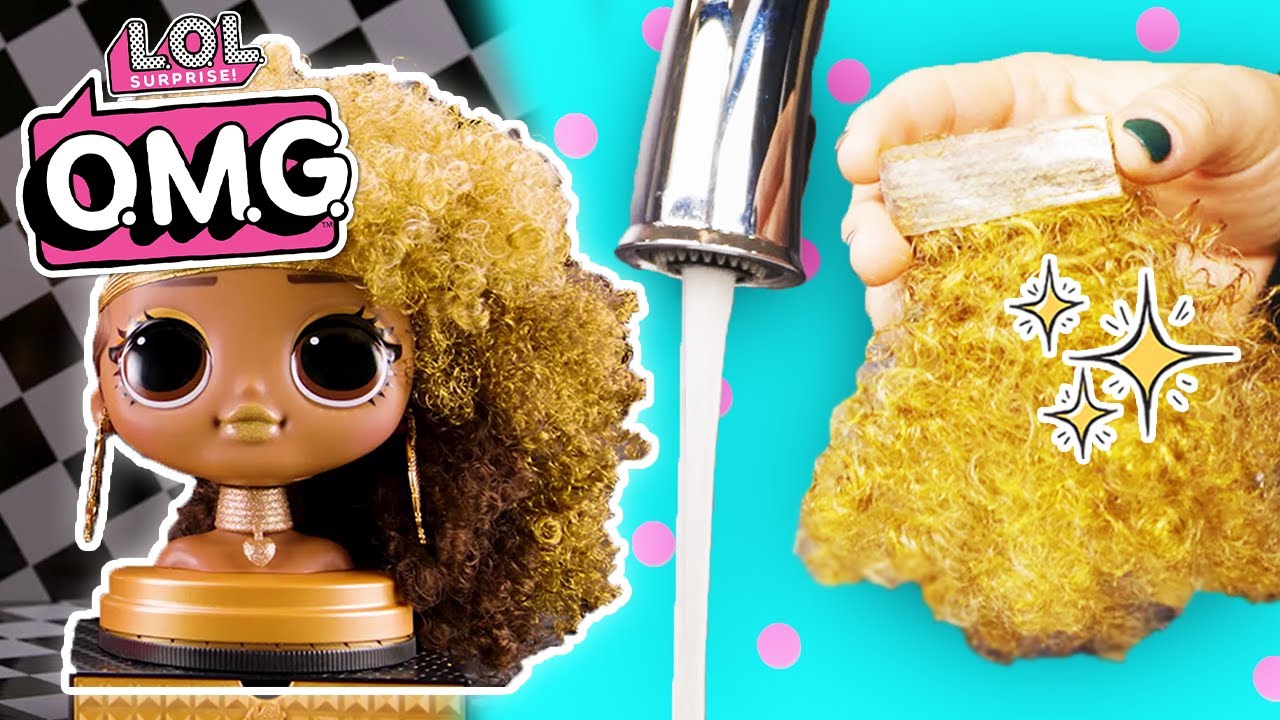 How To Clean Your L.O.L. Surprise! O.M.G. Styling Head's Hair | Instruction Video