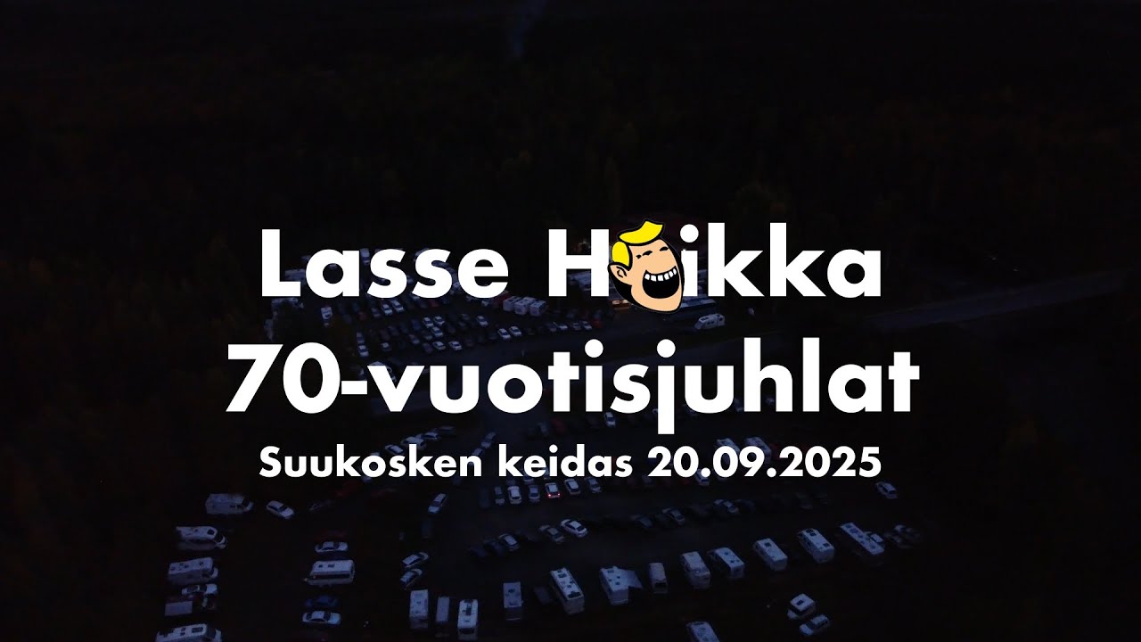 Lasse Hoikka 70-Vuotisjuhlan kiitosvideo - Suukosken Keidas 20.09.2025