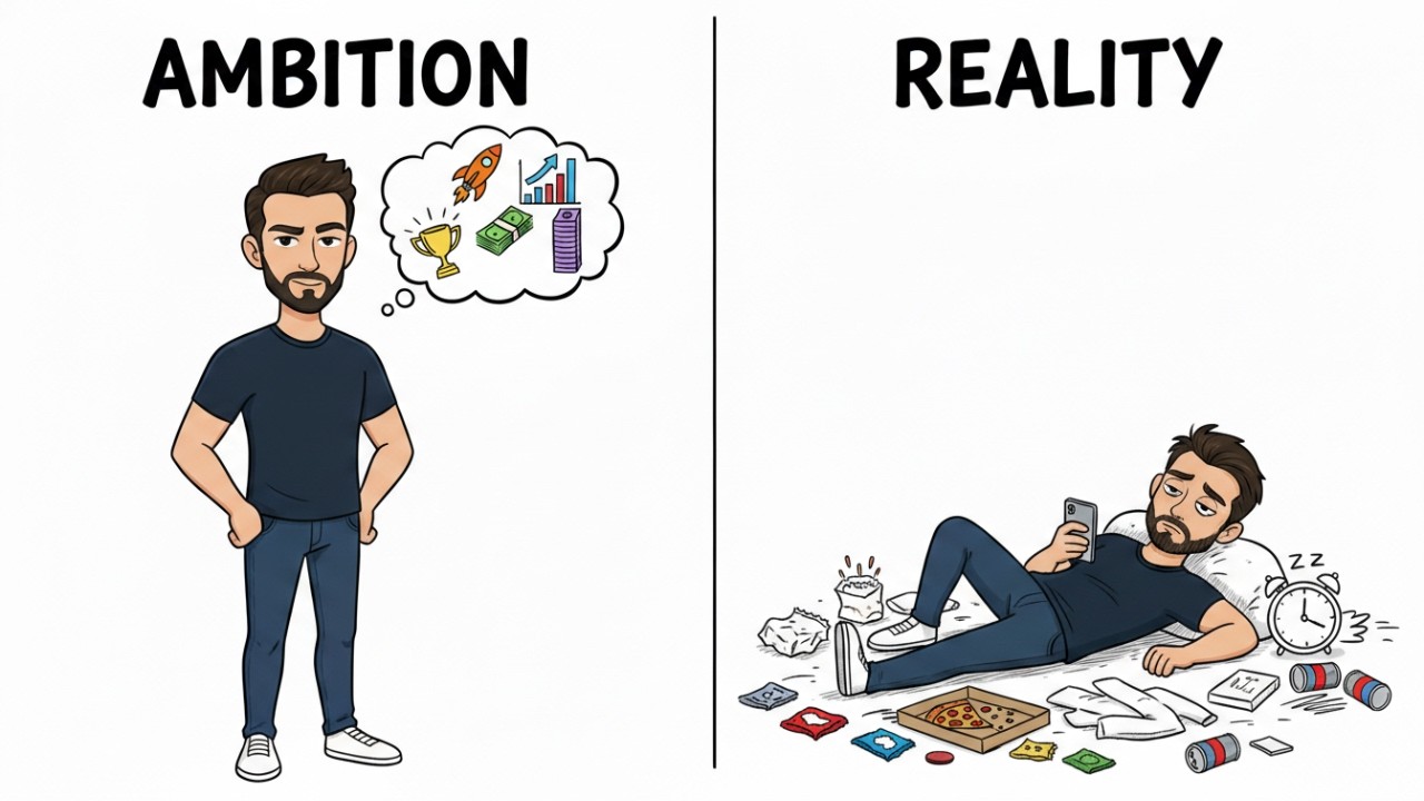 If you are ambitious but lazy, please watch this video... 