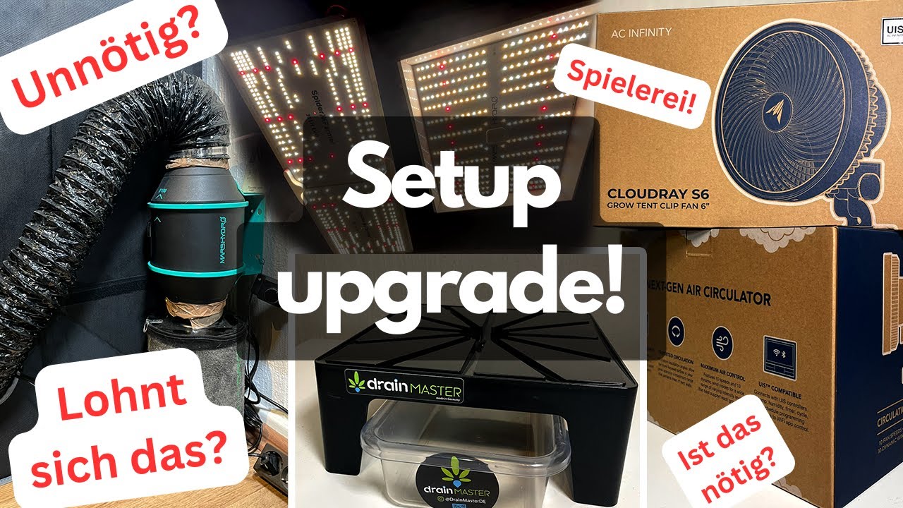 👽 350W Boost: Spiderfarmer & Mars Hydro + DrainMaster & SCROG Netz von AC Infinity – Bringt das was?