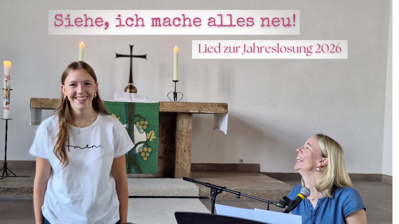 Siehe, ich mache alles neu, Lied zur Jahreslosung 2026, Chorsatz zum Digitalen Download