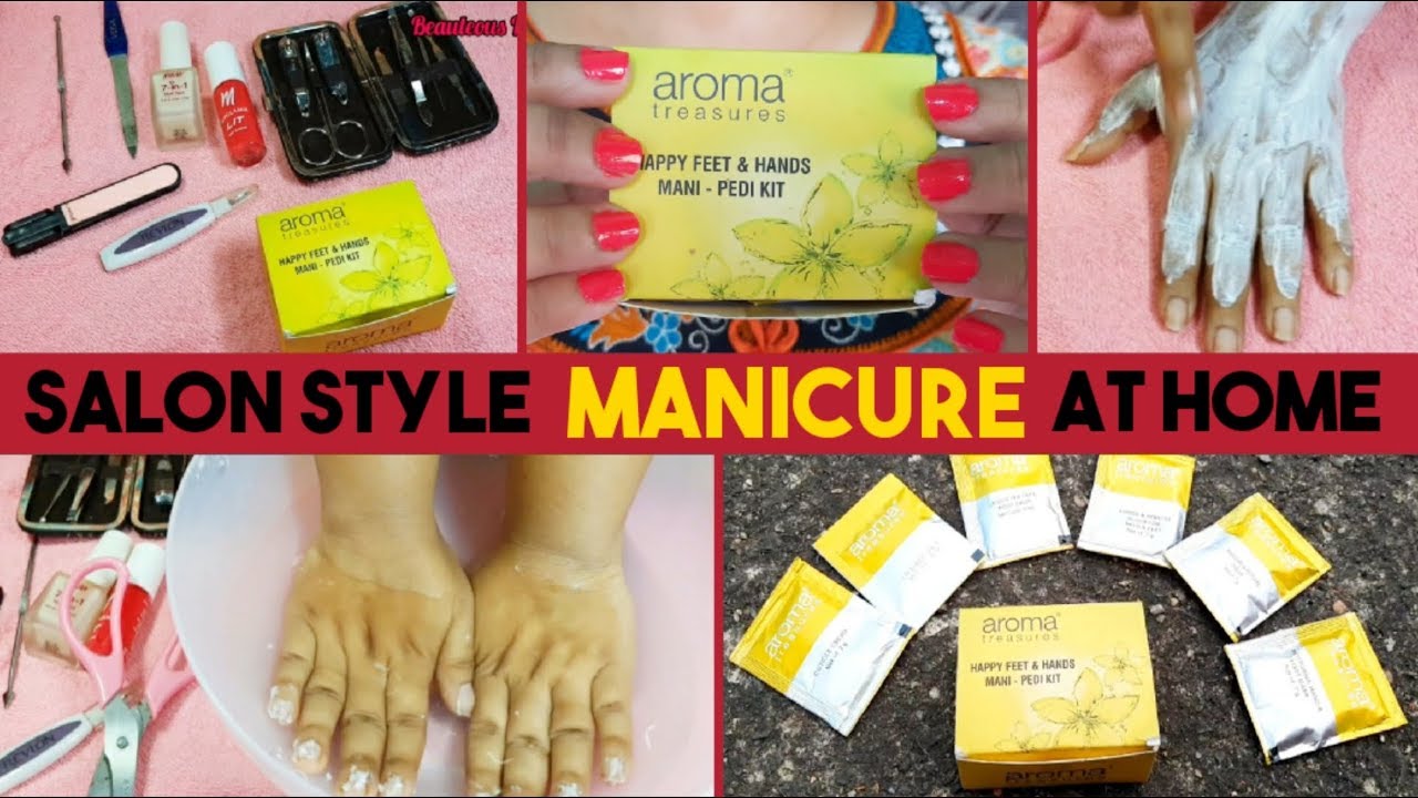 Aroma Treasures Happy Feet & Hands Mani - Pedi Kit Review & Demo | Salon style manicure at home