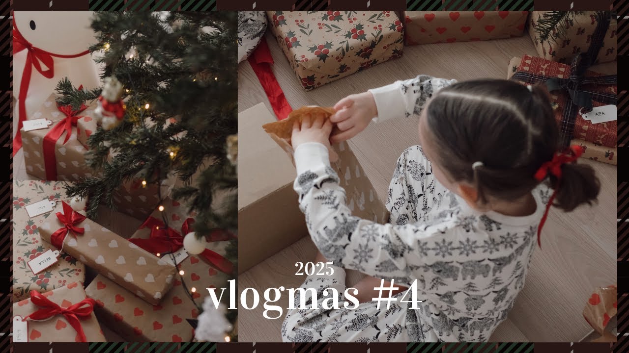 ELSŐ KAR&Aacute;CSONY K&Eacute;T GYEREKKEL + MIT KAPTAM KAR&Aacute;CSONYRA | Vlogmas 4, 2025 ✨ | Tamara Lukovics