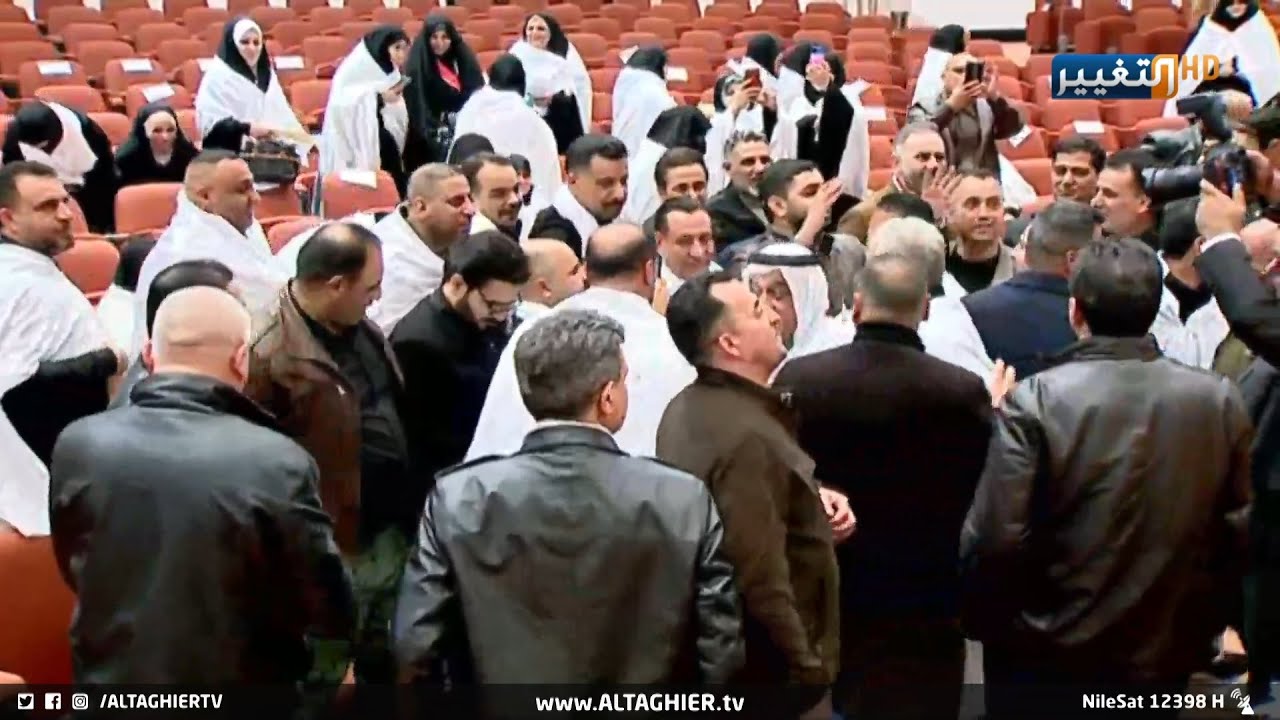 بهذه الطريقة احتفل التيار الصدري بفوز حاكم الزاملي بمنصب النائب الاول لرئيس مجلس النواب