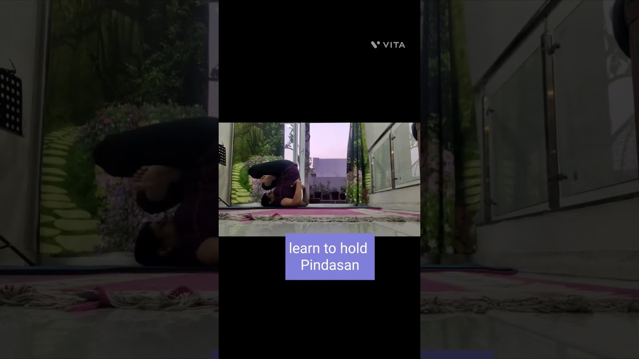 Pindasan in Sarvang aasan #trendingshorts #viralshort #advanceyoga