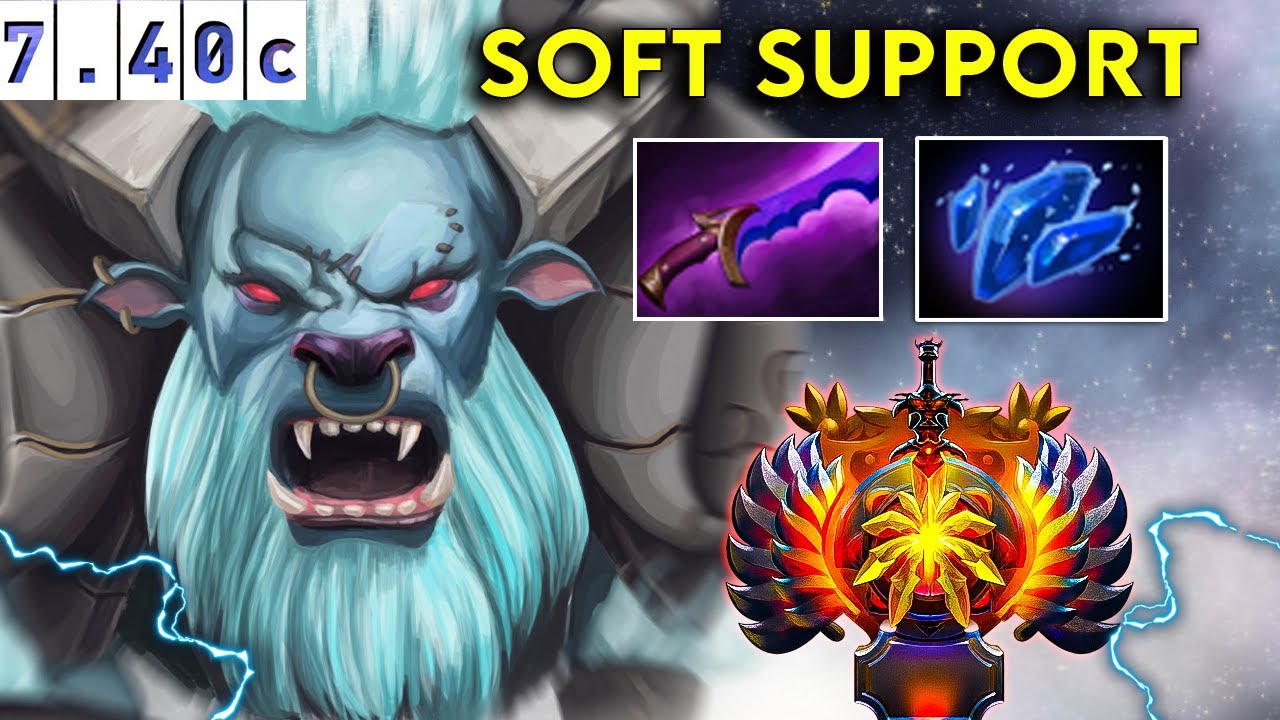 Spirit Breaker Immortal Soft Support - Dota 2 Patch 7.40c Pro Pub Gameplay
