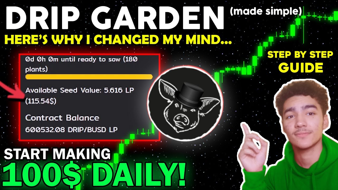 I changed my mind about Drip Garden... Turn 100$ into 5000$ | Animal Farm (Made Simple) Explained