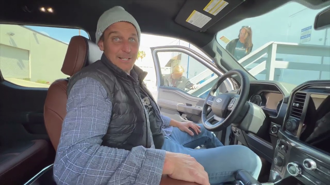 Ingo Rademacher's 2021 Ford F-150 gets new Katzkin leather seats!