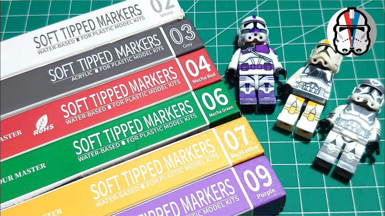 DSPIAE Markers for Lego Minifigures?! a Soft Tipped Markers for Model Kit : Quality Reviews