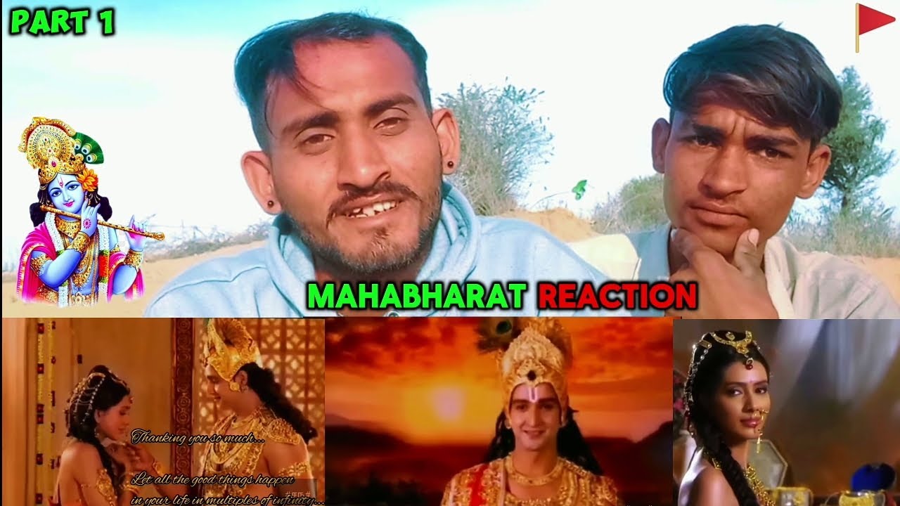 Mahabharat Episode - 188 Reaction कृष्ण भगवान मिले रूखमणि माता से मिंदर में 🙏