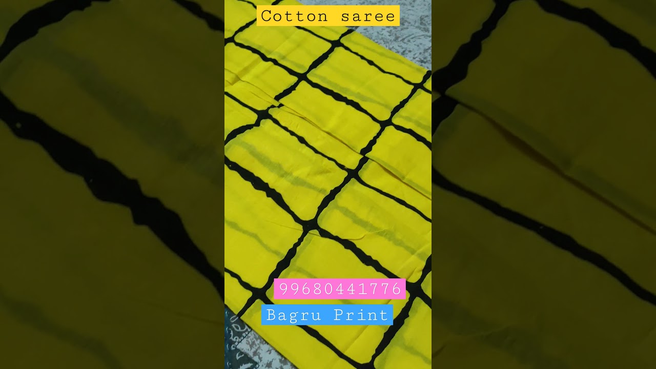 Cotton Mal Mal Saree Bagru Print wholesale price ।। New saree ।। Latest collection by Bagru Print