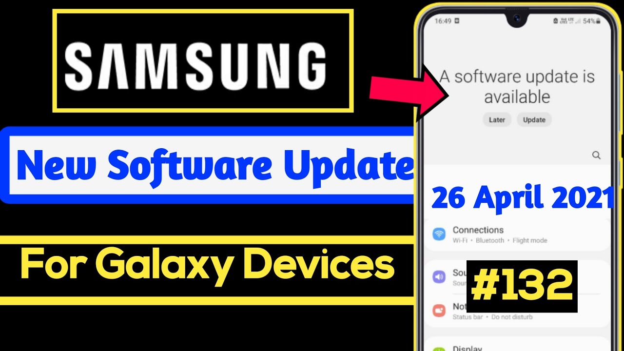 New Software Update For Samsung Devices |#132