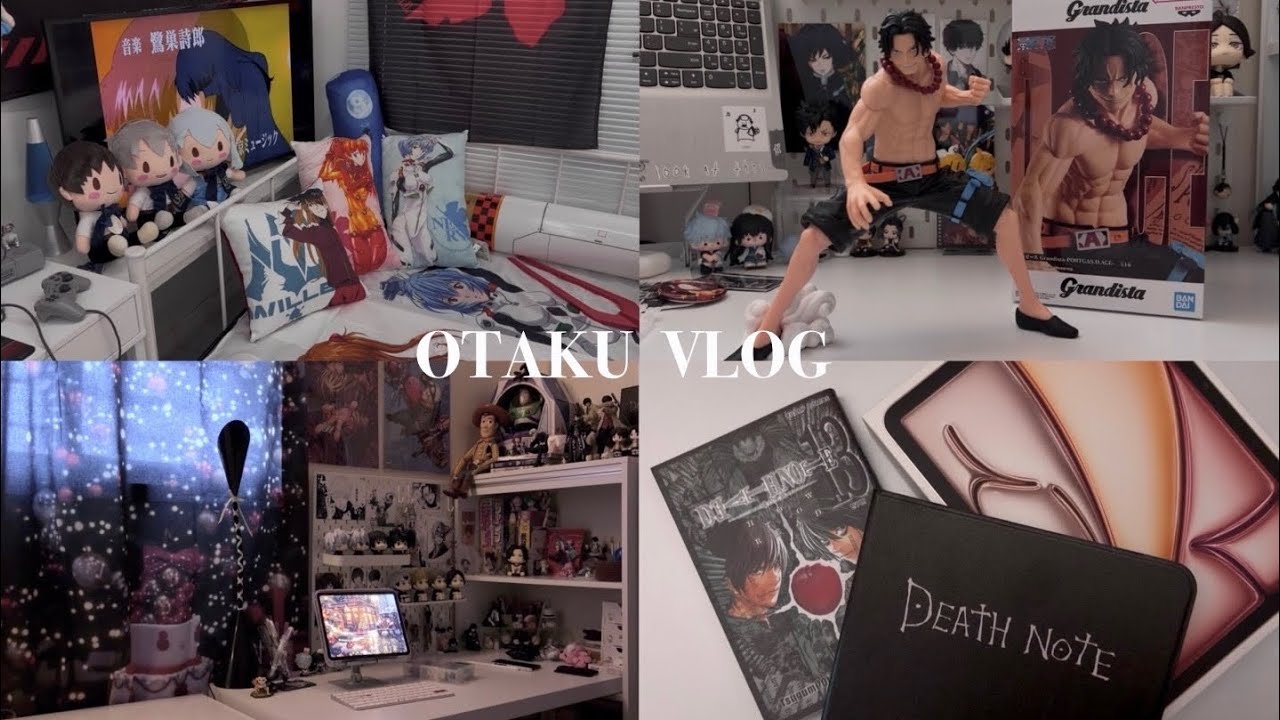 otaku vlog🪽: 대전갔다오니 크리스마스네• 대전 당일치기• 대전굿즈샵• 아이패드 언박싱• 에이스 피규어• 데스노트
