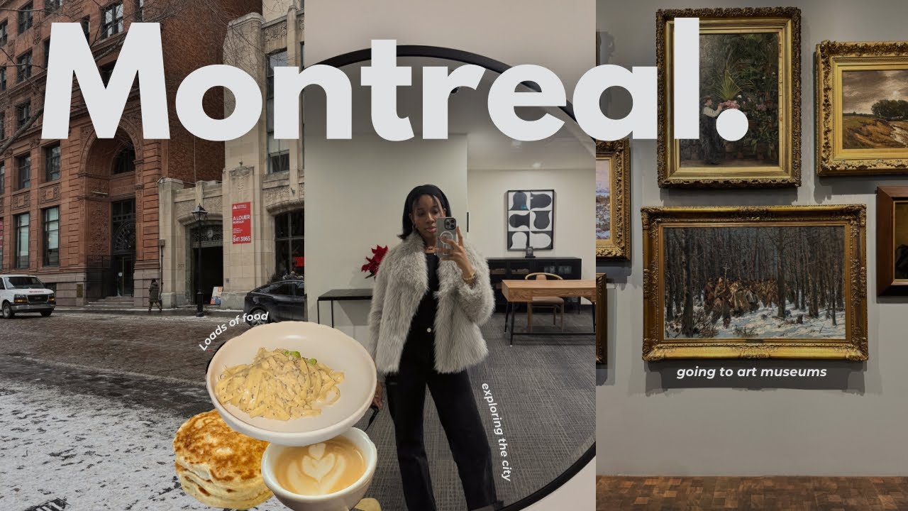 96 Hours in Montreal | going solo, aura light show, winter activities