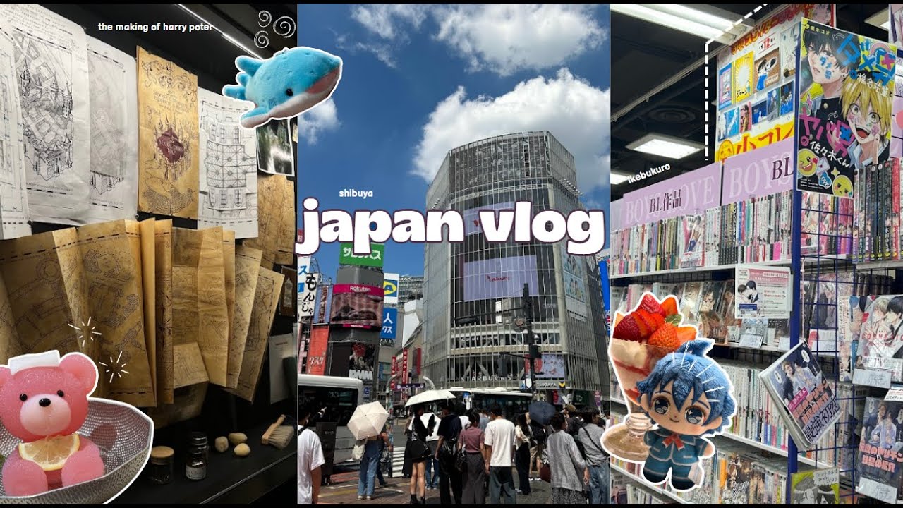TOKYO, JAPAN VLOG 🍥✮⋆˙ anime & manga, harry potter world, ikebukuro, sunshine city, aquarium! pt.1