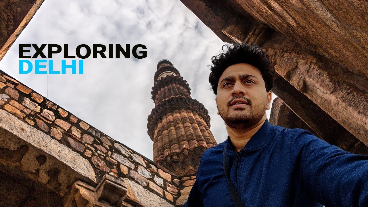 Let's do DELHI DARSHAN!!  Qutub Minar | Hauz Khas | Bangla Sahib | DELHI SERIES | VLOG 12