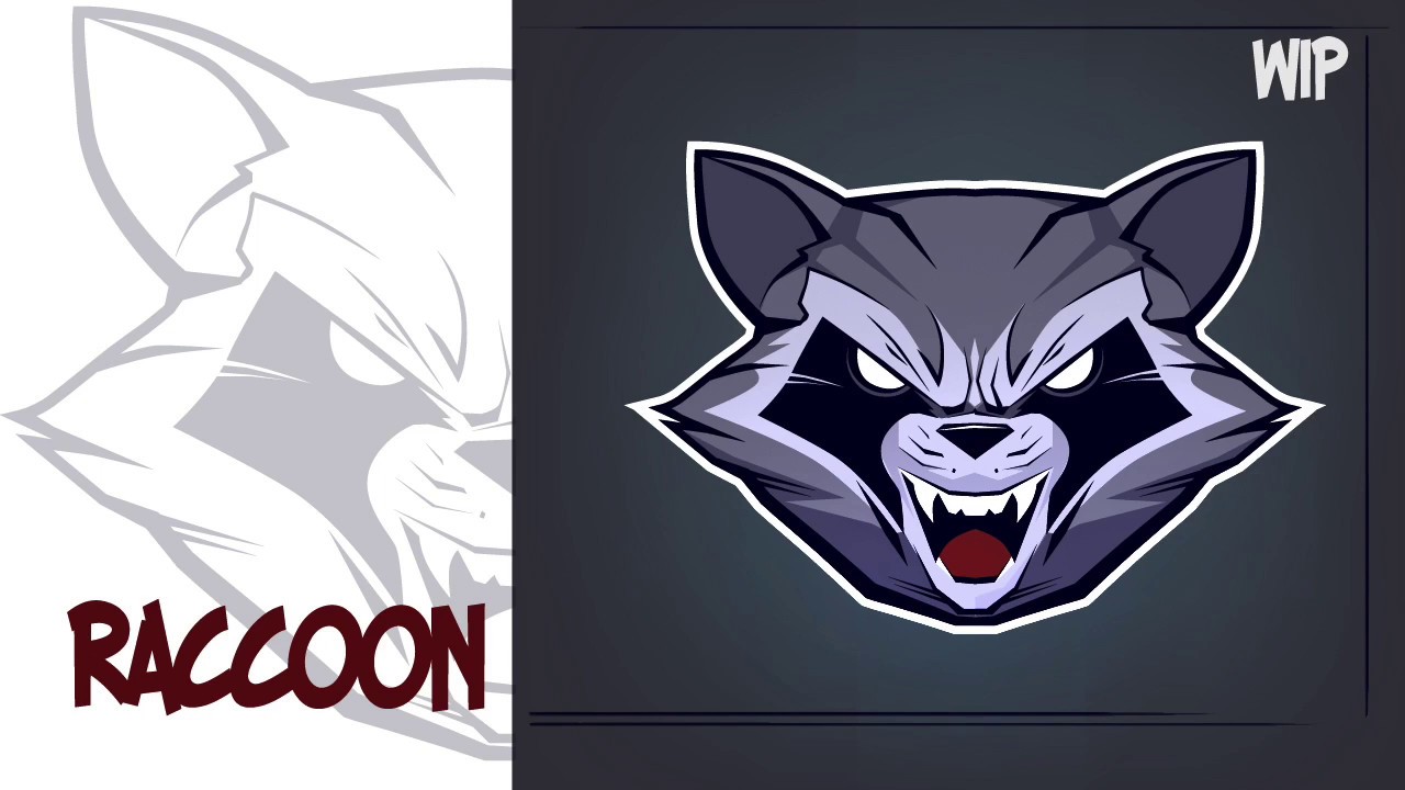WIP. SpeedArt.Raccoon