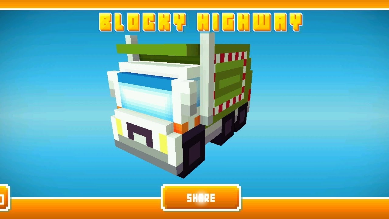 Jugando Blocky Highway Parte 3!
