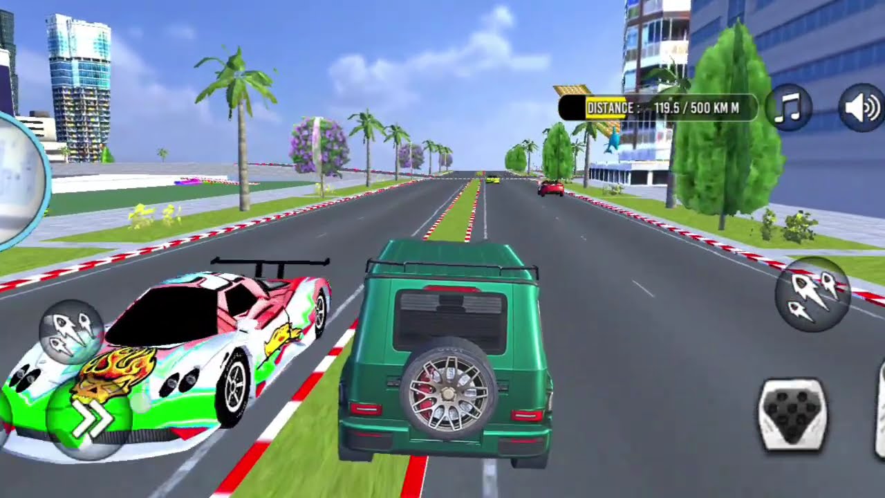Spider Rope hero city rescue gameplay | New Prado Vs other cars