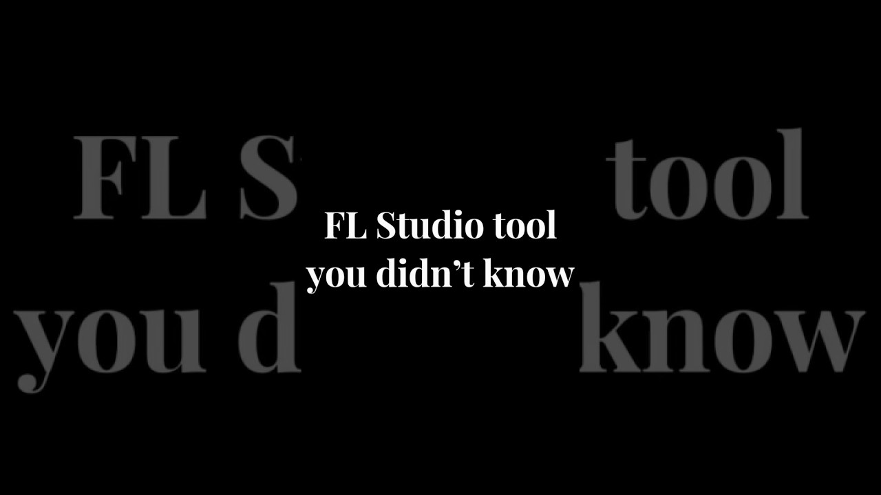 Tool for drums #flstudiotips #flstudiotipstricks #flstudiotutorial #drumprogramming #drumsequencer