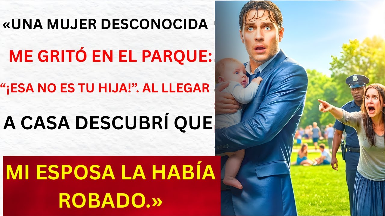 UNA EXTRAÑA ME GRITÓ EN EL PARQUE: 