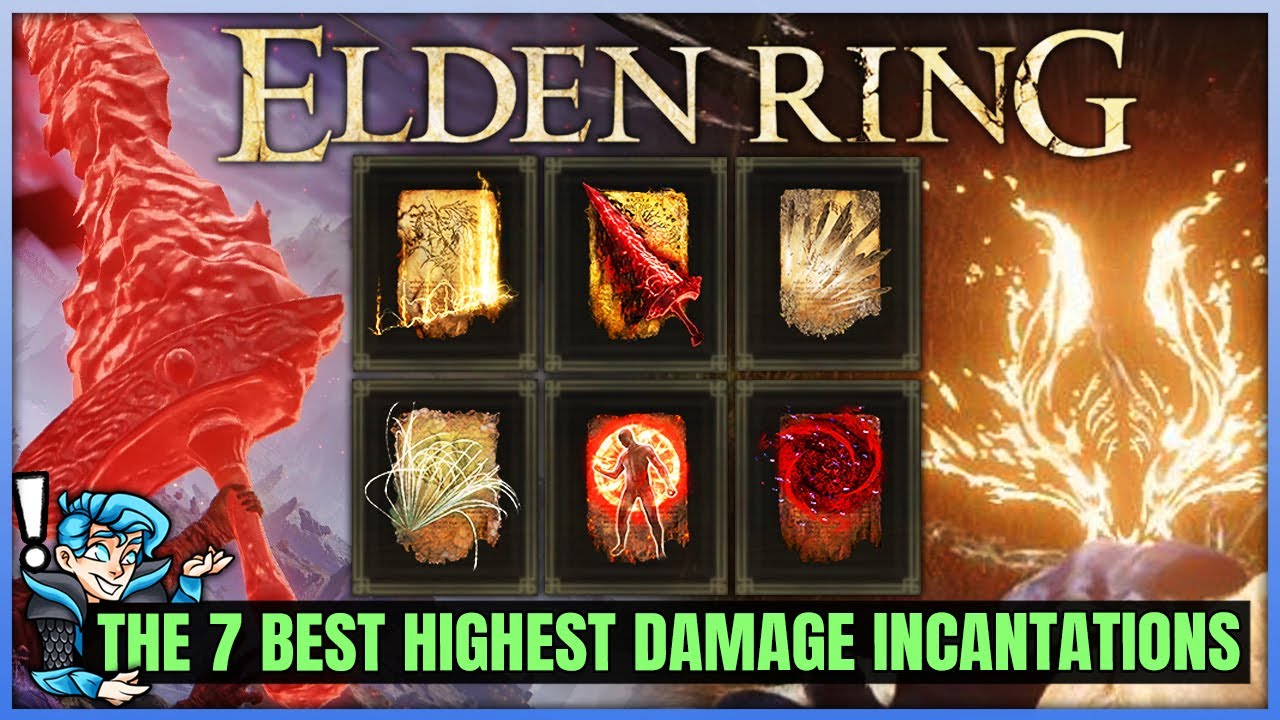 The 7 BEST Incantations in Elden Ring - Highest Damage Incantations & Huge Buffs - ALL Builds Guide!