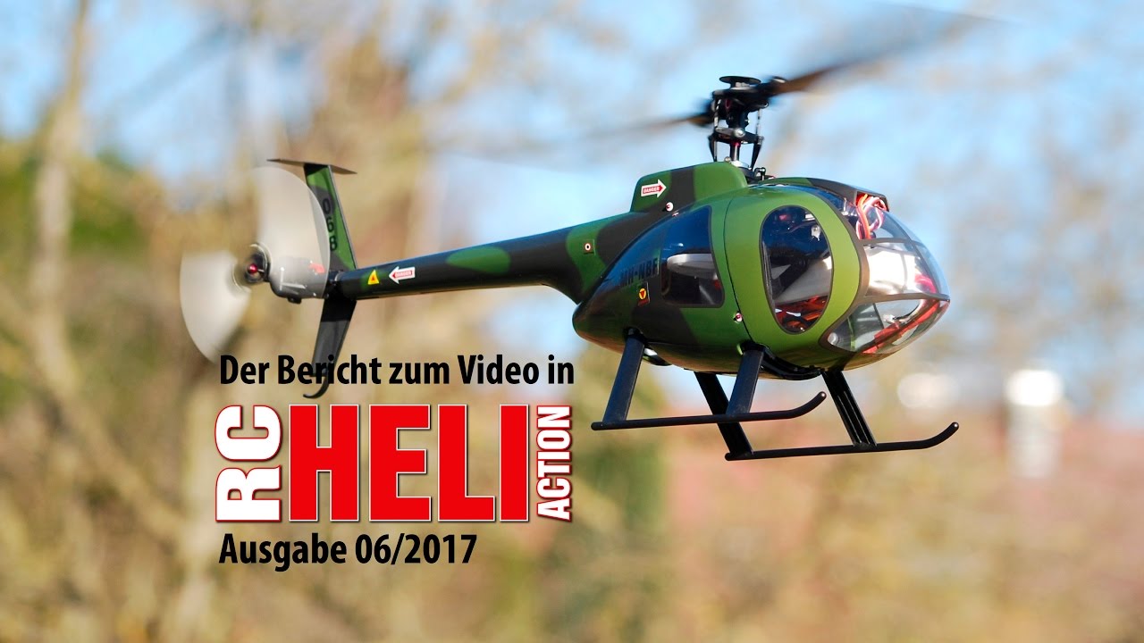 Test: Graupner Raptor E300 MD - der kompakte Hughes-500-Verschnitt von Thunder Tiger