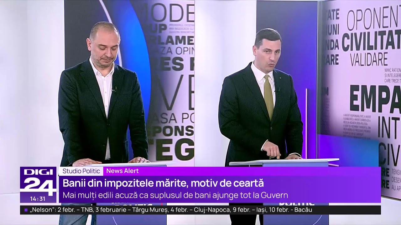 🟣Știrile Digi24 de la ora 14 – 20 ianuarie 2026