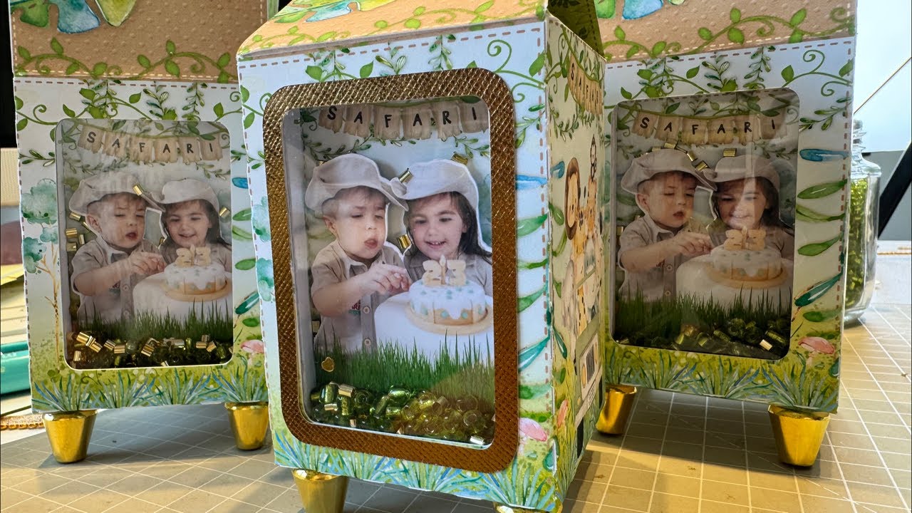 Trabalhando juntos caixa milk com visor