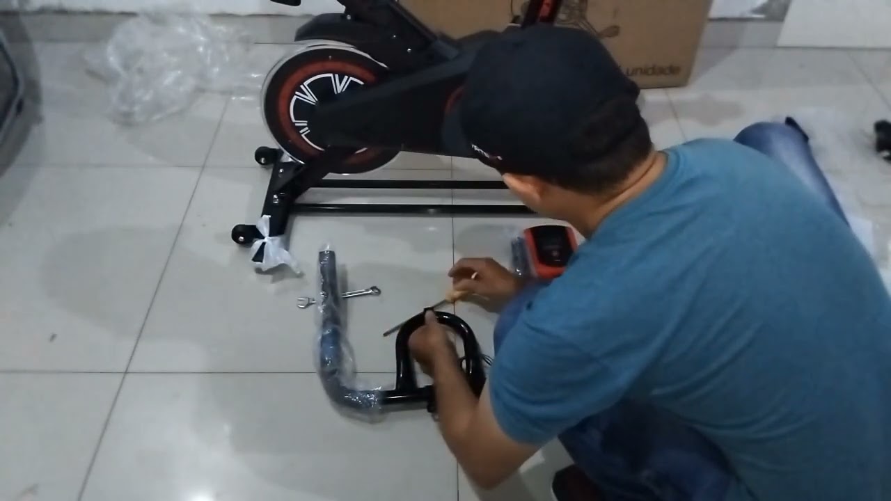 COMO MONTAR BICICLETA ERGOMETRICA SPINNING VIDEO COMPLETO PASSO A PASSO 2026