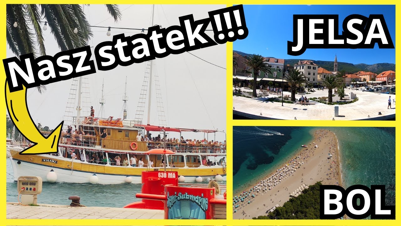 Rejs statkiem na wyspy HVAR i BRAC !!  Atrakcje na BOL, JELSA i ZLATNI RAT!! Czy było warto? #vlog62