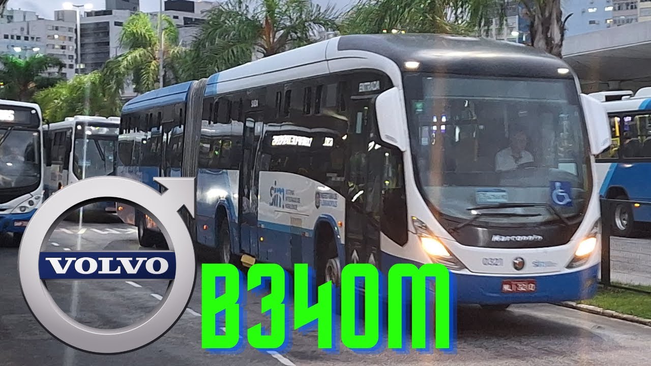 [ Engine Sound ] Volvo B340M ( Voith ) - Marcopolo Viale BRT
