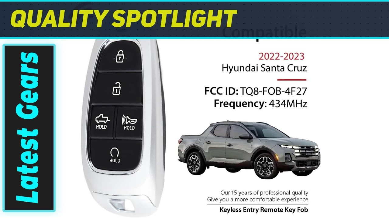 Amazing Keylessbest Hyundai Santa Cruz Fob Upgrade!