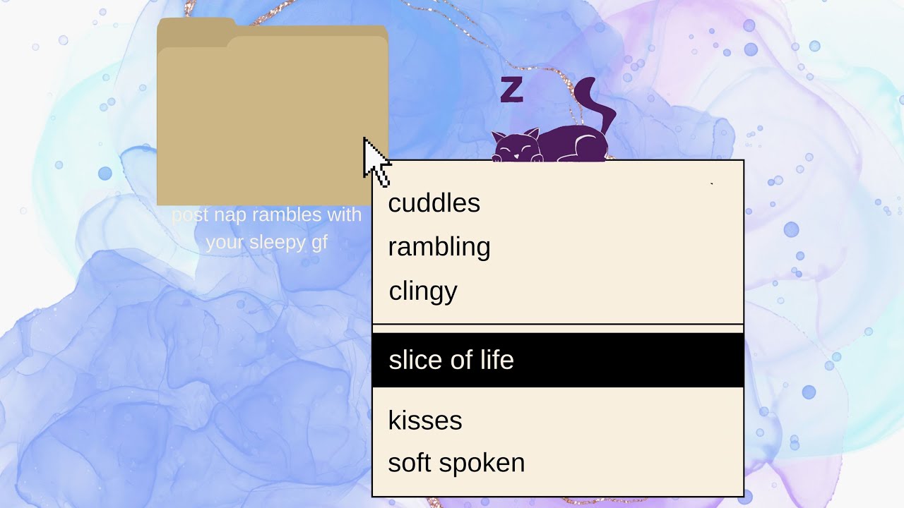 [F4A] post nap rambles with your sleepy gf [asmr roleplay]