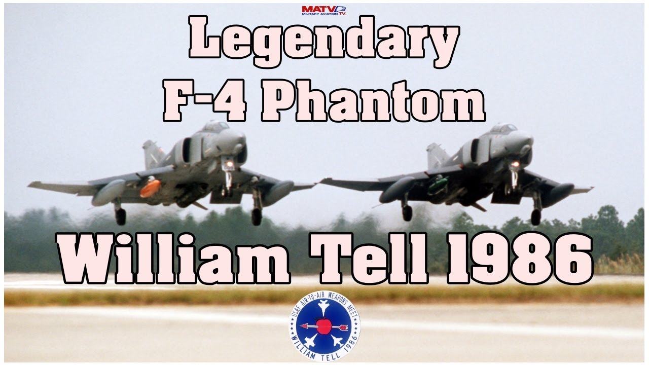 Legendary F-4 Phantom & F-15 Eagle at Exercise William Tell 1986 | #phantom #eagle #williamtell #f4