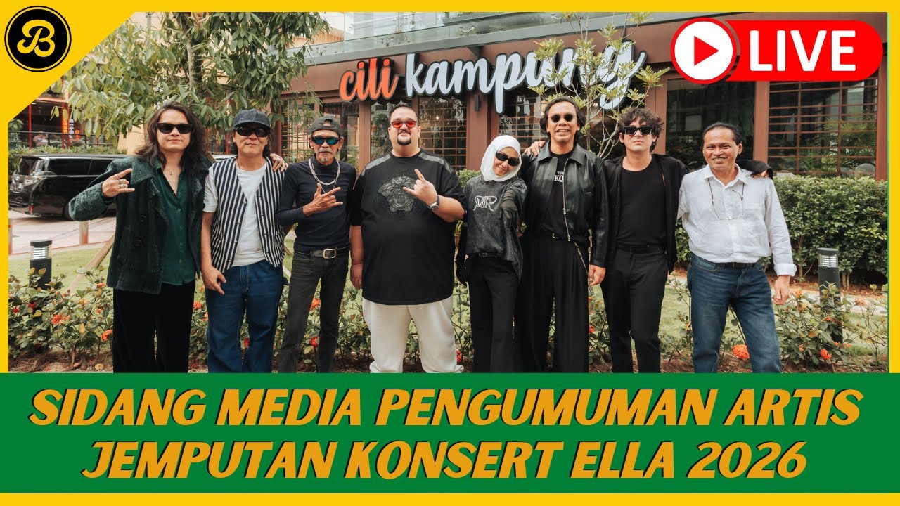 🔴 [ LIVE ] SIDANG MEDIA ELLA UMUM SENARAI ARTIS JEMPUTAN KONSERT MAJLIS TERTINGGI ROCKQUEEN