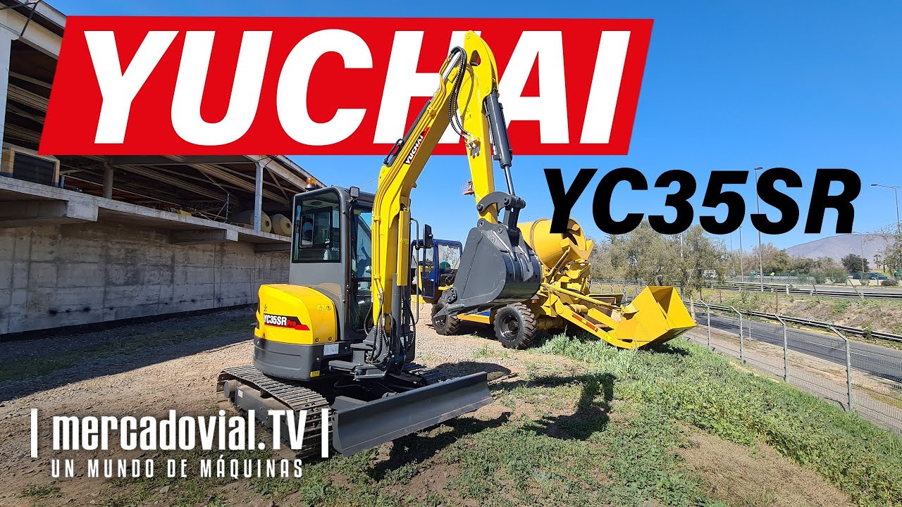 Contacto Miniexcavadora YUCHAI YC35SRpro | 3.860 Kg | Balde 0.12 m3 | Giro Cero | Mercado Vial TV