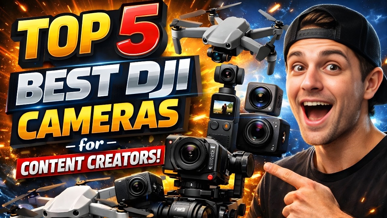 Best DJI Cameras for Content Creators 2026 | 4K, 8K & Vlogging Cameras