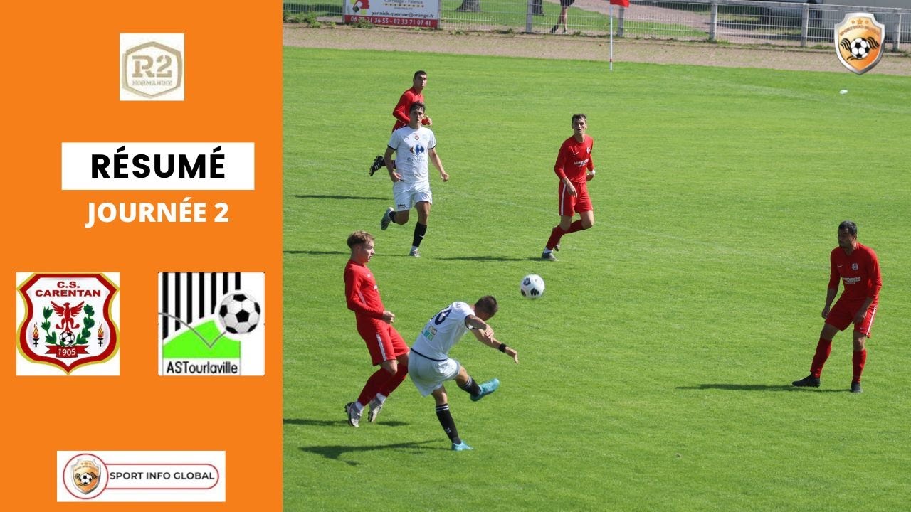RÉSUMÉ RÉGIONAL 2 : CS CARENTANAIS   - AS TOURLAVILLE (3-0)