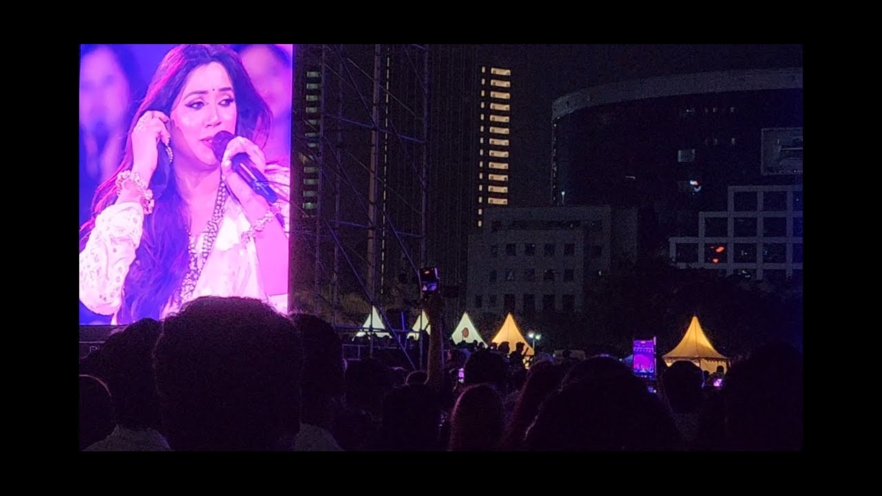 Shreya Goshal music night, Jio World Garden BKC Mumbai...