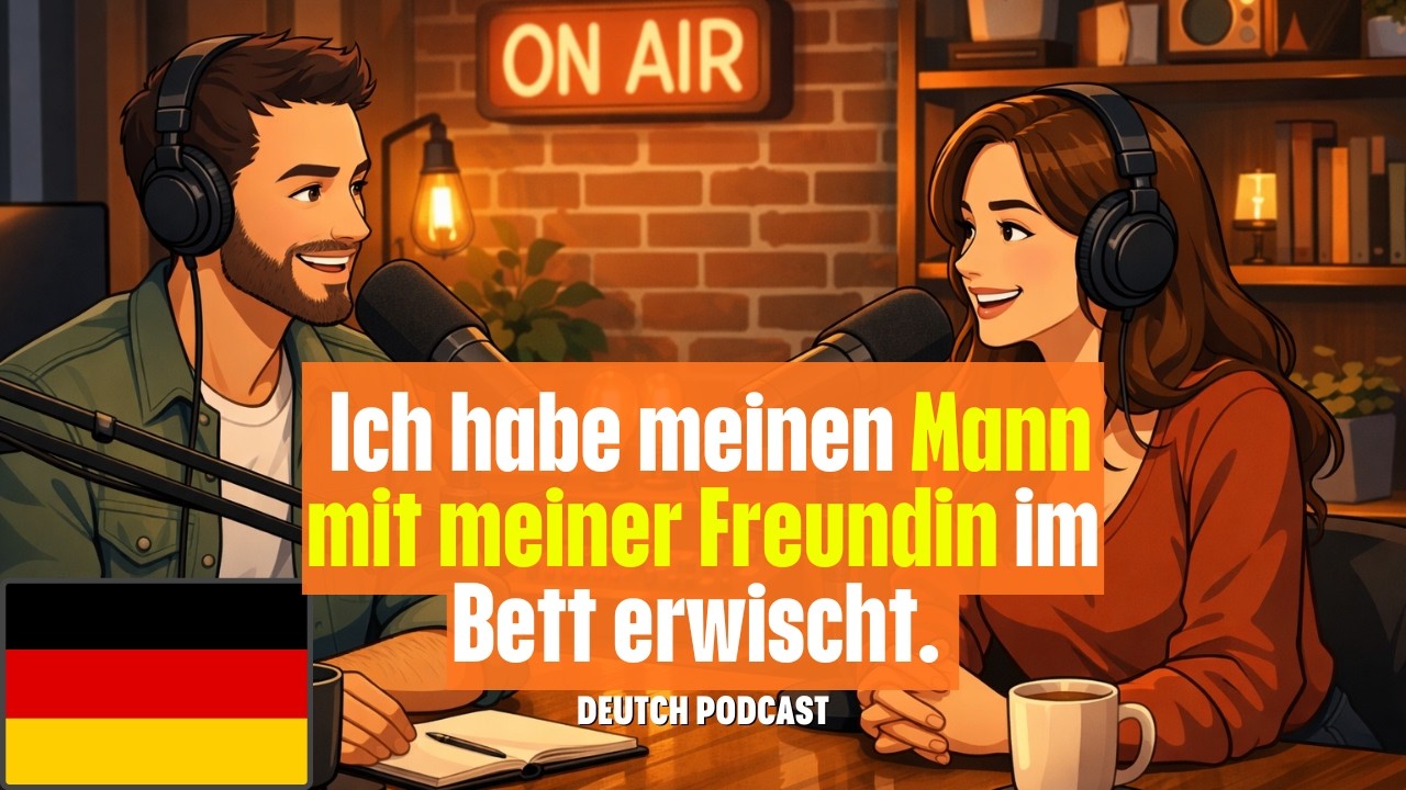 Deutsch Hörgeschichte A1–B1 | Mein Mann hat mich betrogen – und ich habe es selbst gesehen!