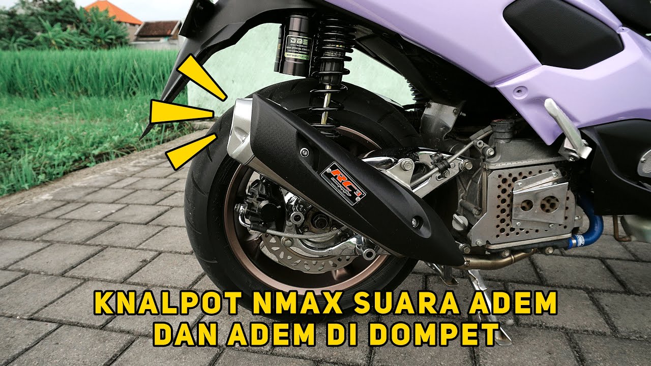 ADEM LOW BUDGET - REVIEW KNALPOT STANDAR RACING NMAX OLD ( RC 3 )