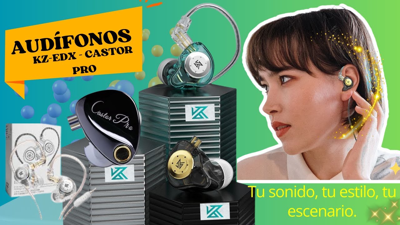 AUDIFONOS KZ EDX PRO - CASTOR PRO MAX