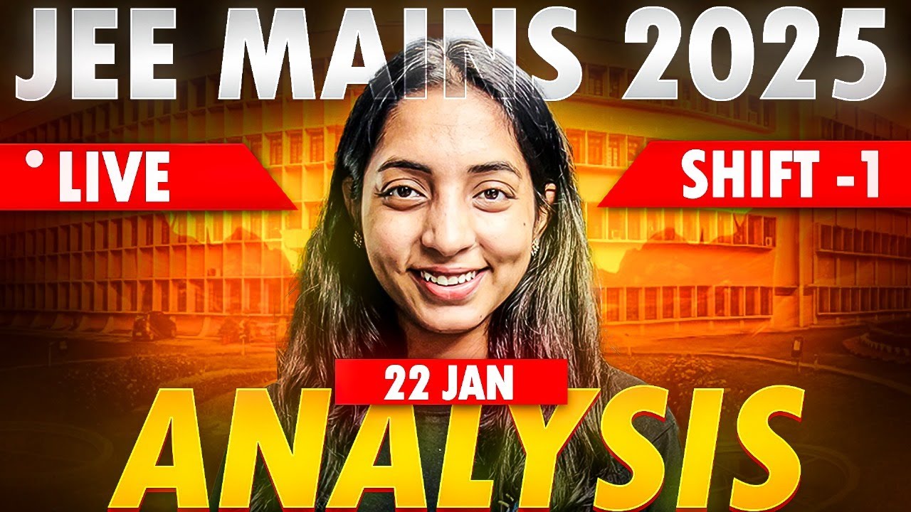 JEE Main 22 Jan shift 1 Detailed paper analysis #jee #jeemain